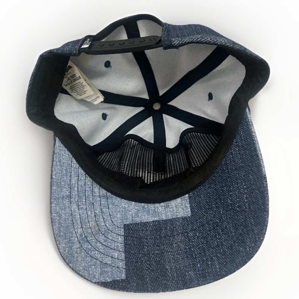 SOLD~The North Face Unstructured Unisex Cap Blue Adjustable Lightweight - Picture 3 of 8